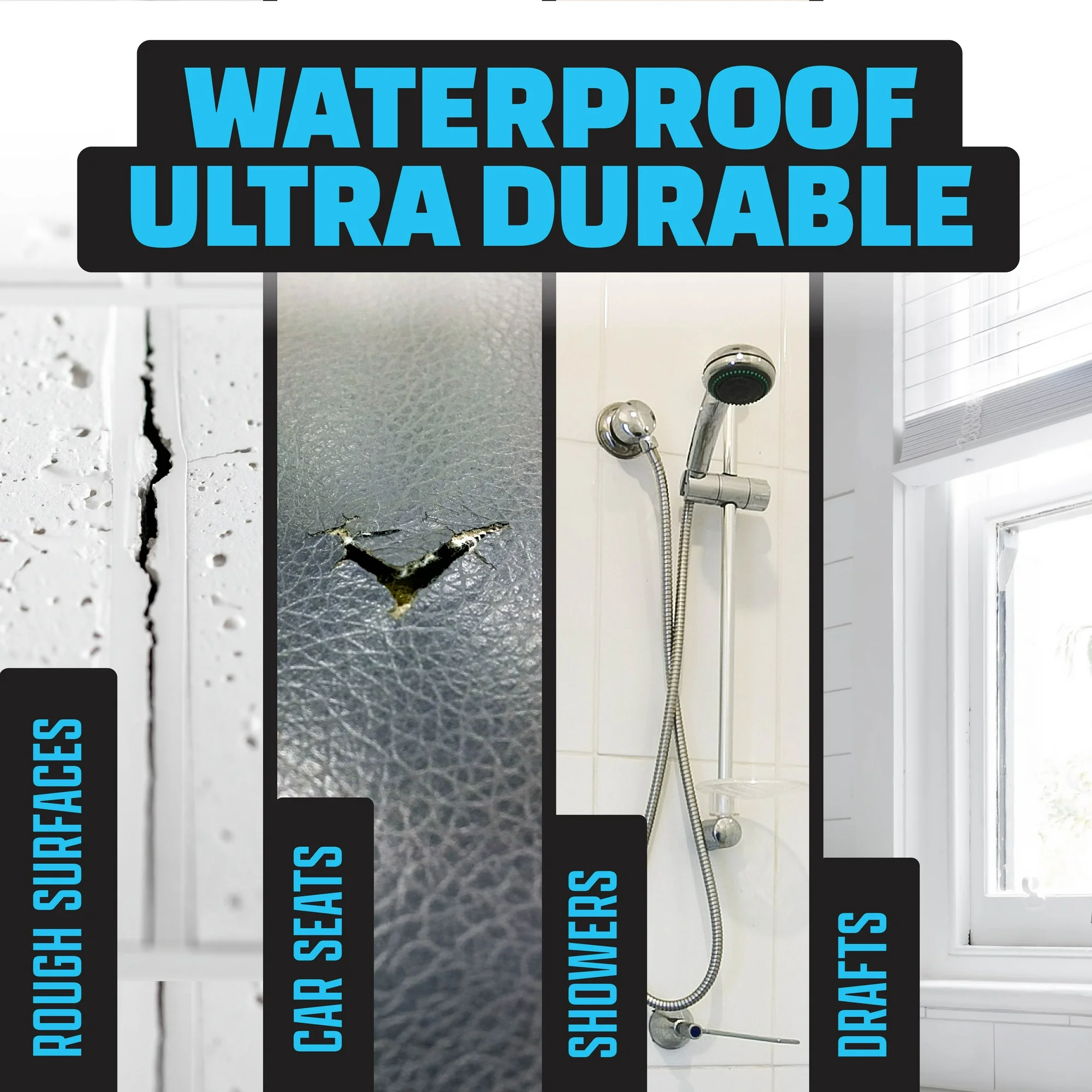 Alien Shield Transparent Sealing Tape Waterproof Repair Tape Adhesive Strips Patch Tape to Repair Tears, Cracks, and Leaks, 3 Rolls Total 15 Feet Rolls x 4” Width As Seen On TV, 3 Pack - Image 6