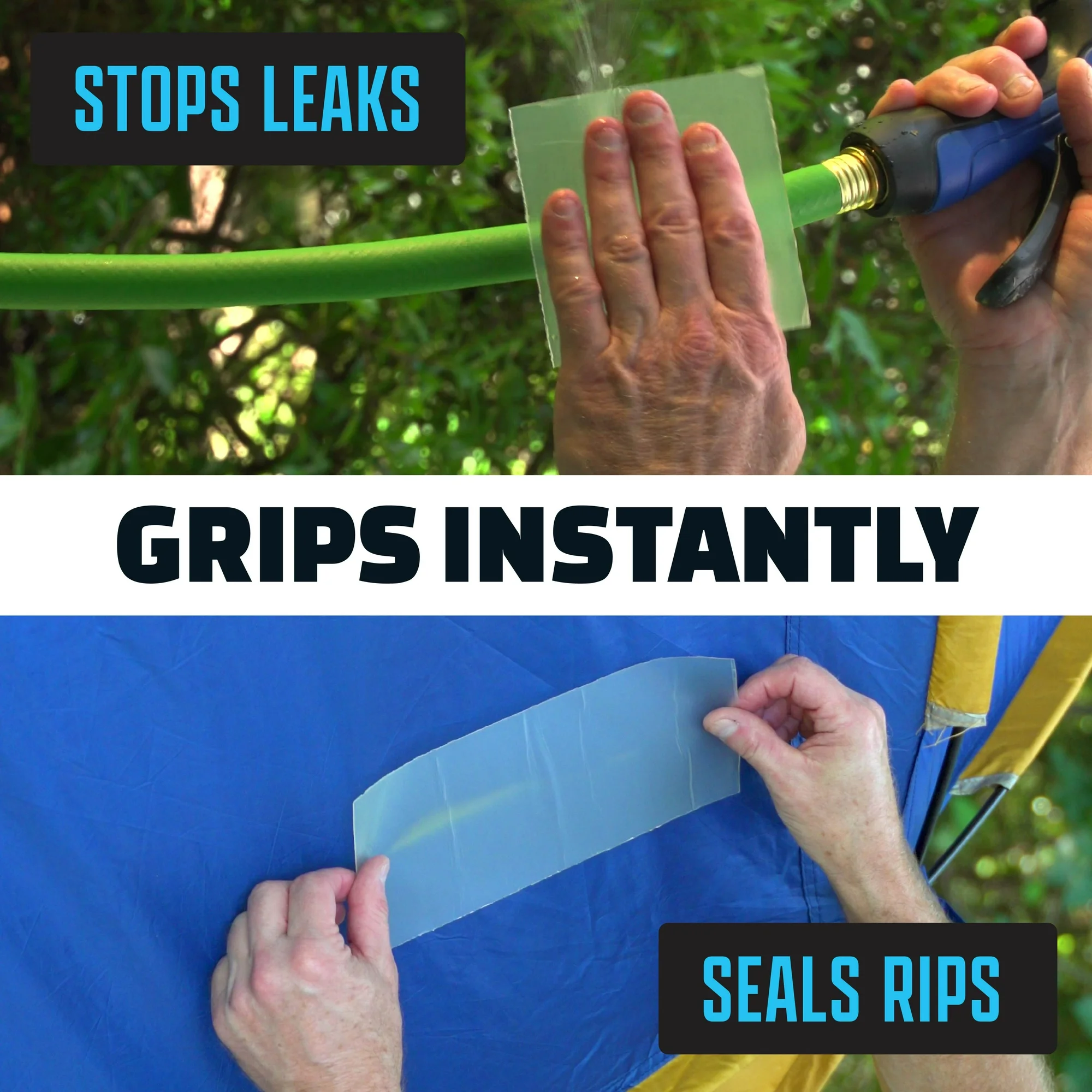 Alien Shield Transparent Sealing Tape Waterproof Repair Tape Adhesive Strips Patch Tape to Repair Tears, Cracks, and Leaks, 3 Rolls Total 15 Feet Rolls x 4” Width As Seen On TV, 3 Pack - Image 3