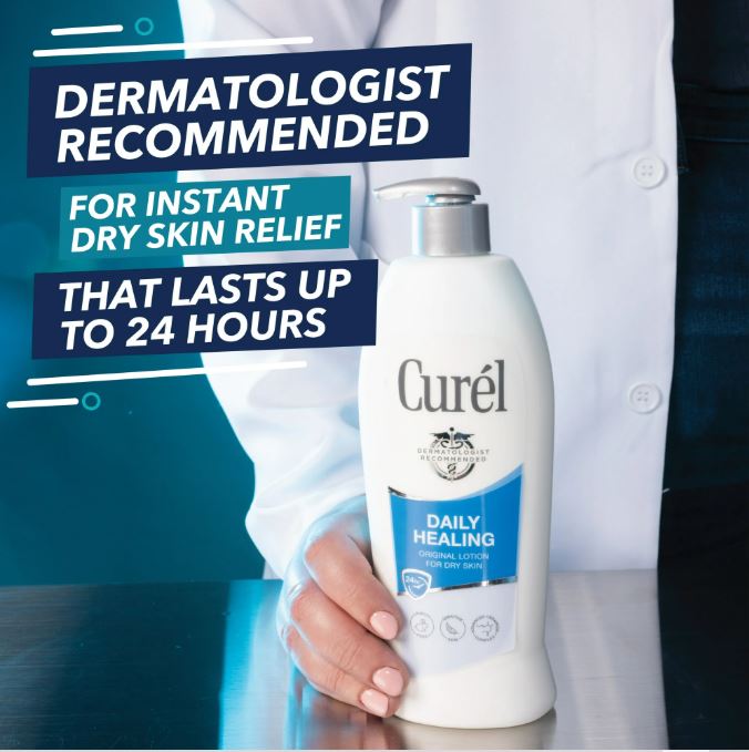 Curél Daily Healing Hand and Body Lotion for Dry Skin, Dermatologist Recommended, 13 oz - Image 4